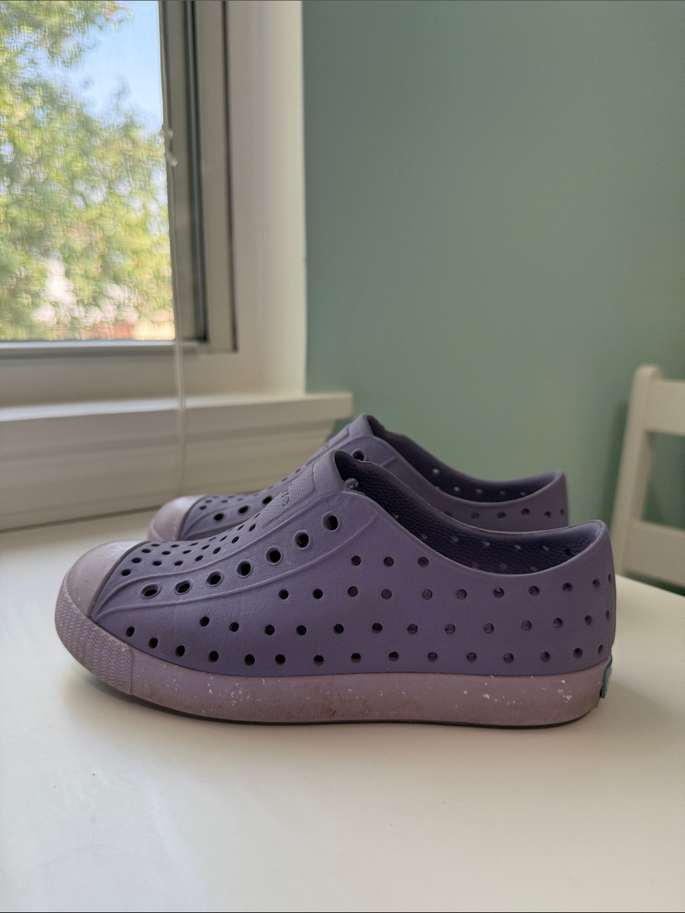 Native Kids Lightweight Slip-On Shoes in Purple 13C